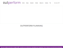 Tablet Screenshot of outperformplanning.com